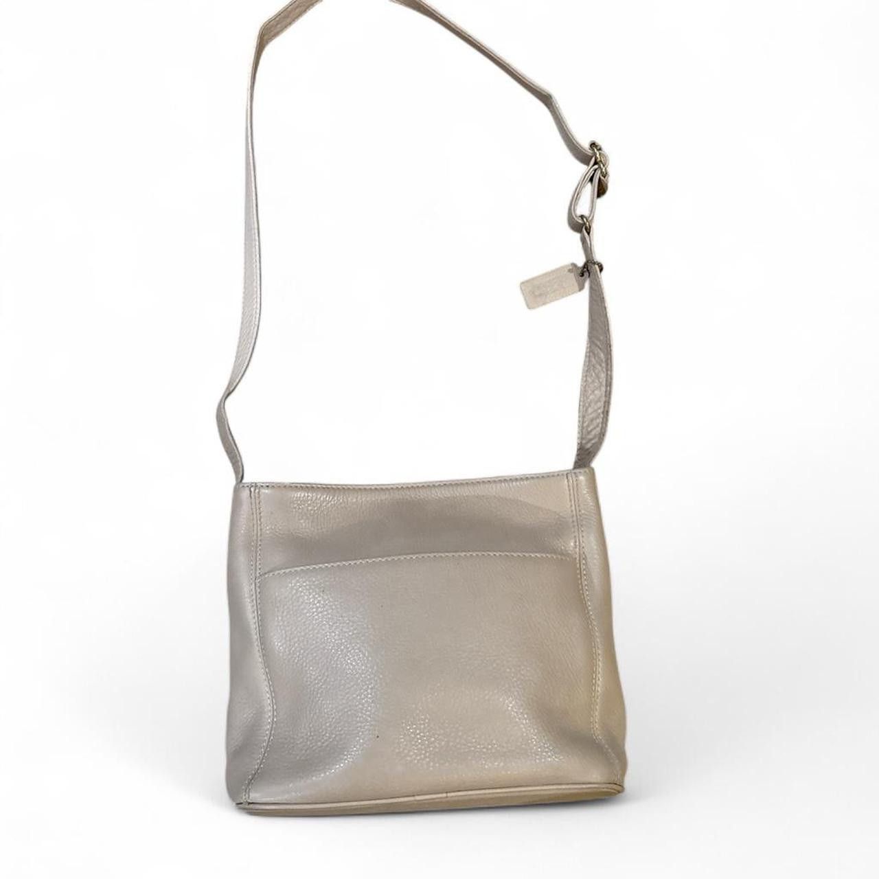 Coach Coach Sonoma Shoulder Bag Beige Pebbled Leather Purse Size ONE SIZE - 2 Thumbnail