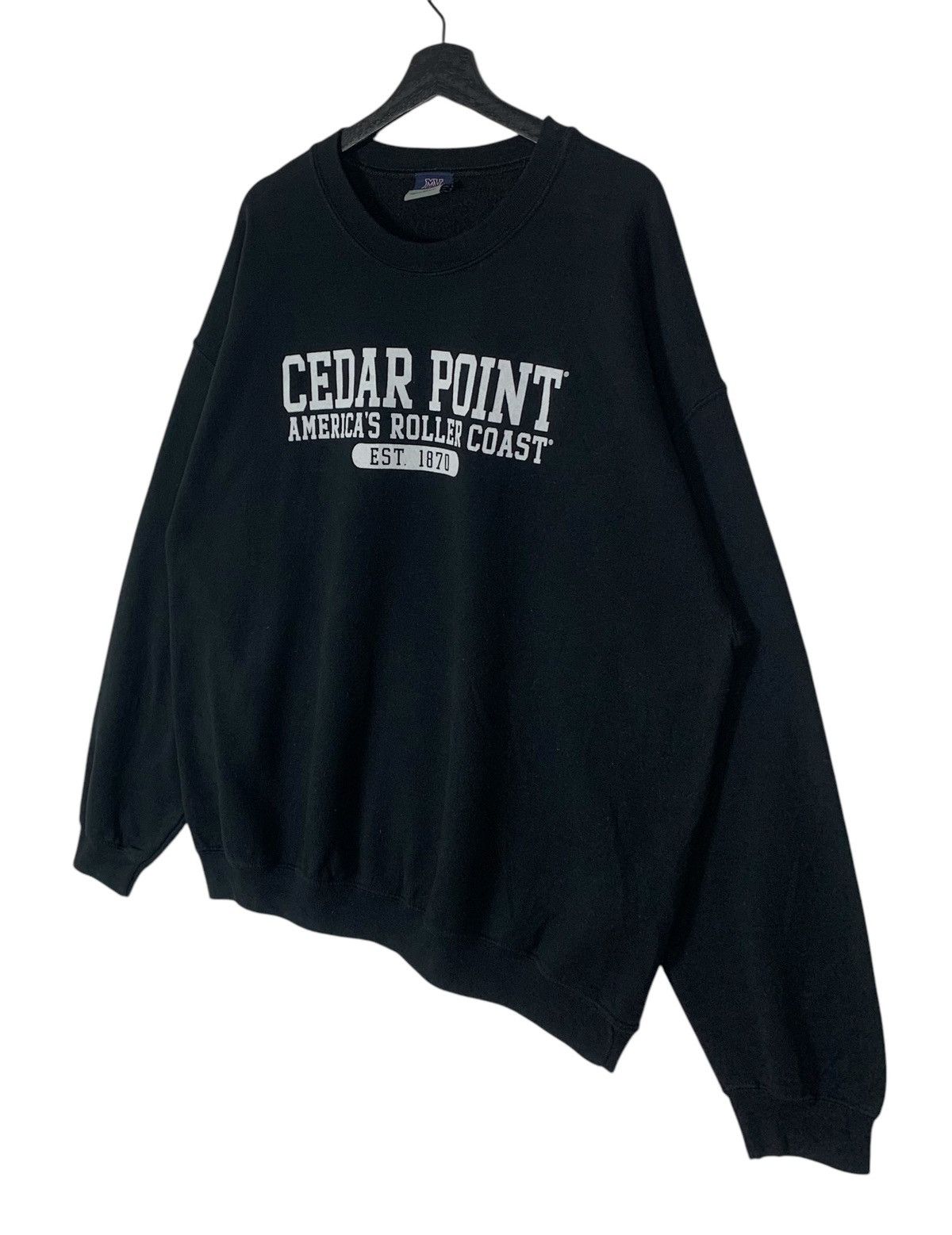 Japanese Brand × Vintage Vintage Mv SportWear Cedar Point Streetwear Sweatshirt Size US XL / EU 56 / 4 - 4 Thumbnail