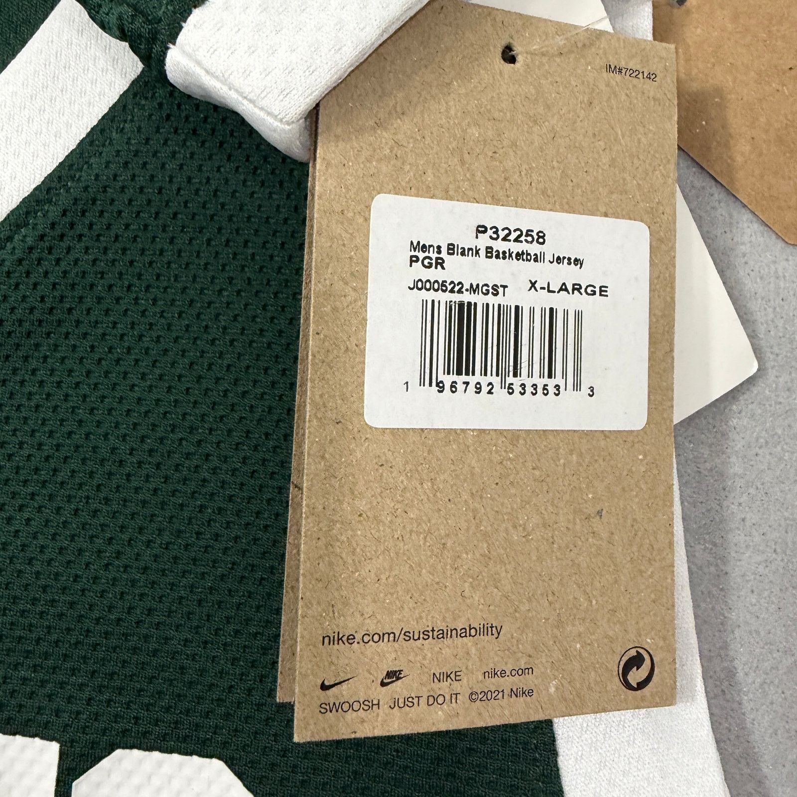 Nike Nike Michigan State Spartans Davis Smith Basketball Jersey Size US XL / EU 56 / 4 - 4 Thumbnail