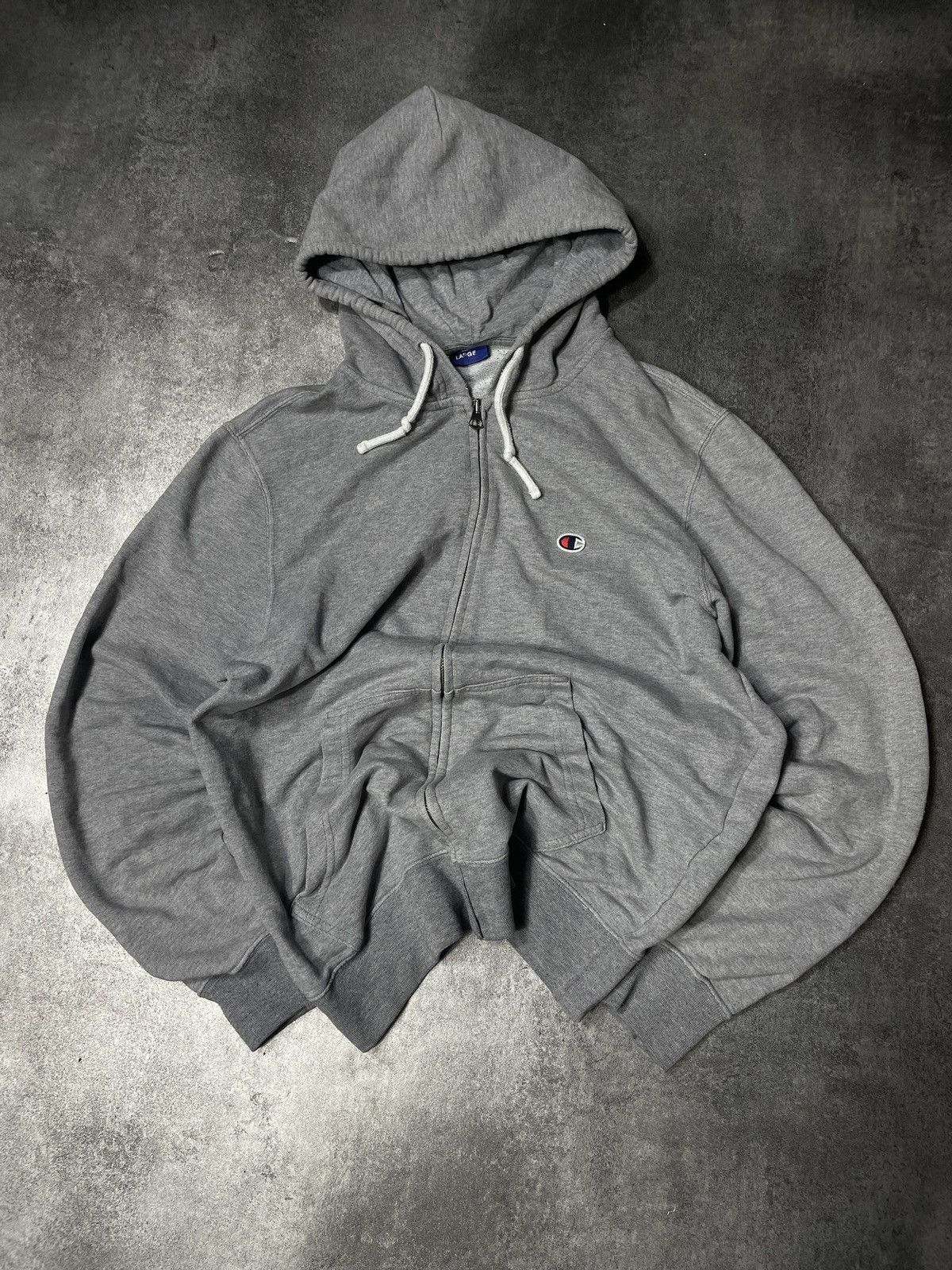 Champion Champion Vintage Y2K Hoodie Zip Rare Boxy Fit Size US S / EU 44-46 / 1 - 1 Thumbnail