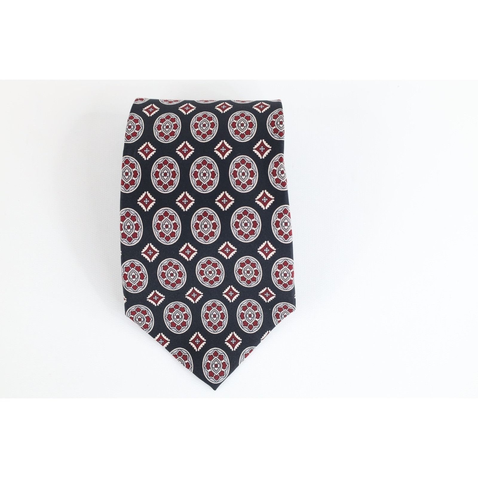 Vintage Vintage 90s Streetwear Geometric Diamond Neck Tie Necktie Size ONE SIZE - 1 Thumbnail