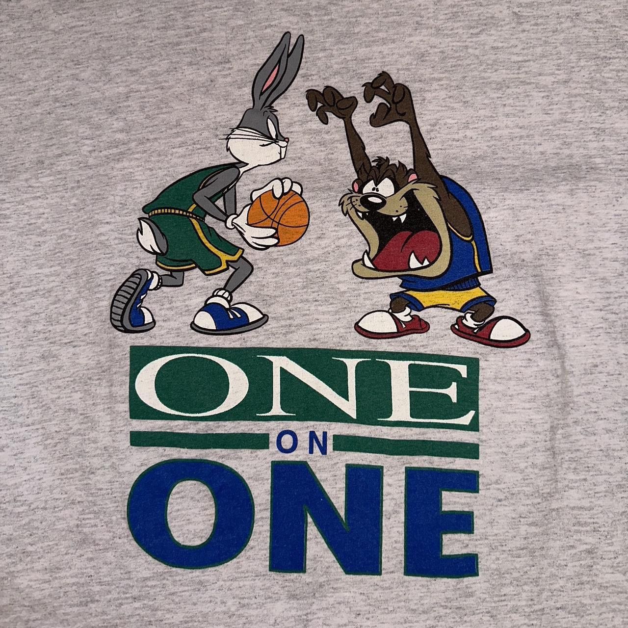 Acme Clothing Vintage 1991 Bugs vs Taz One on One Acme Clothing T-Shirt Size US XL / EU 56 / 4 - 2 Thumbnail