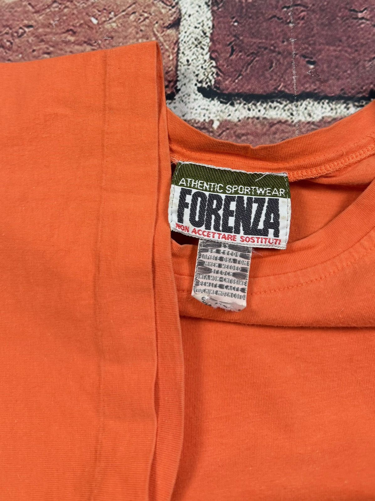 Other Vintage Forenza Orange Blank T Shirt Single Stitch Surf Boxy Size XL / US 12-14 / IT 48-50 - 6 Thumbnail