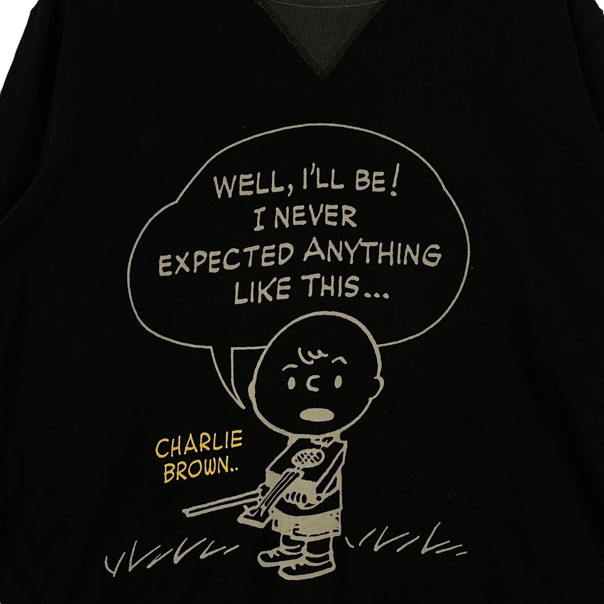 Uniqlo × Vintage Vintage Uniqlo X Peanuts Sweatshirt Crewneck Black Pullover Size XL / US 12-14 / IT 48-50 - 4 Thumbnail