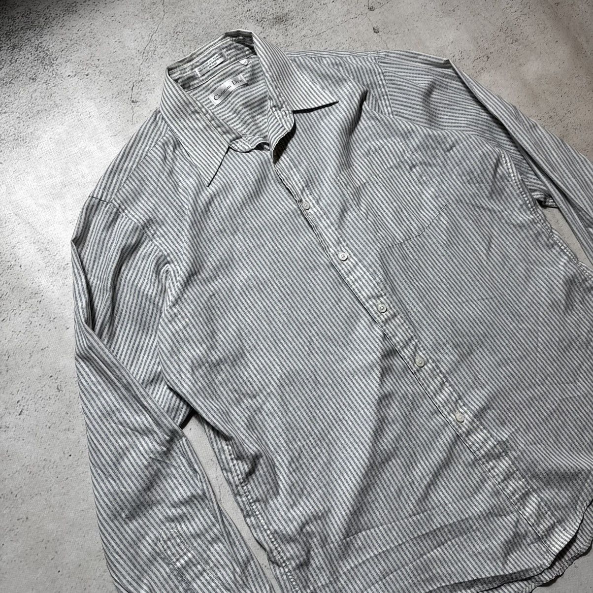 Dior authentic striped shirt christian dior old money style m-l Size US M / EU 48-50 / 2 - 2 Thumbnail