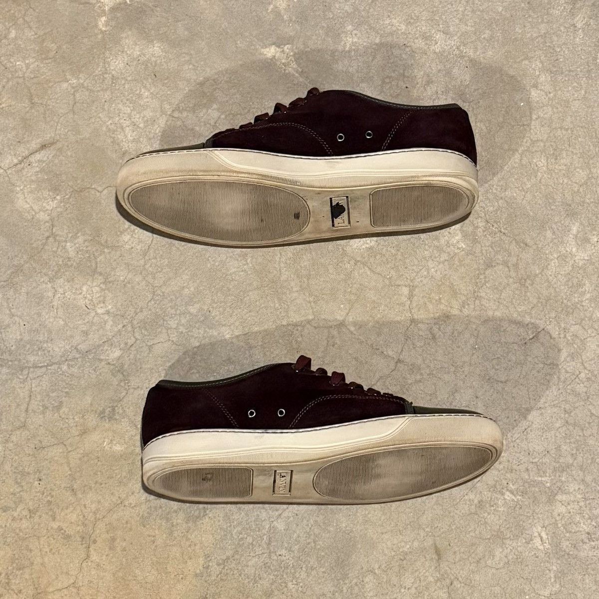 Lanvin Lanvin DBB1 Patent Leather Suede Cap Toe Sneakers US 10 Size US 10 / EU 43 - 4 Thumbnail