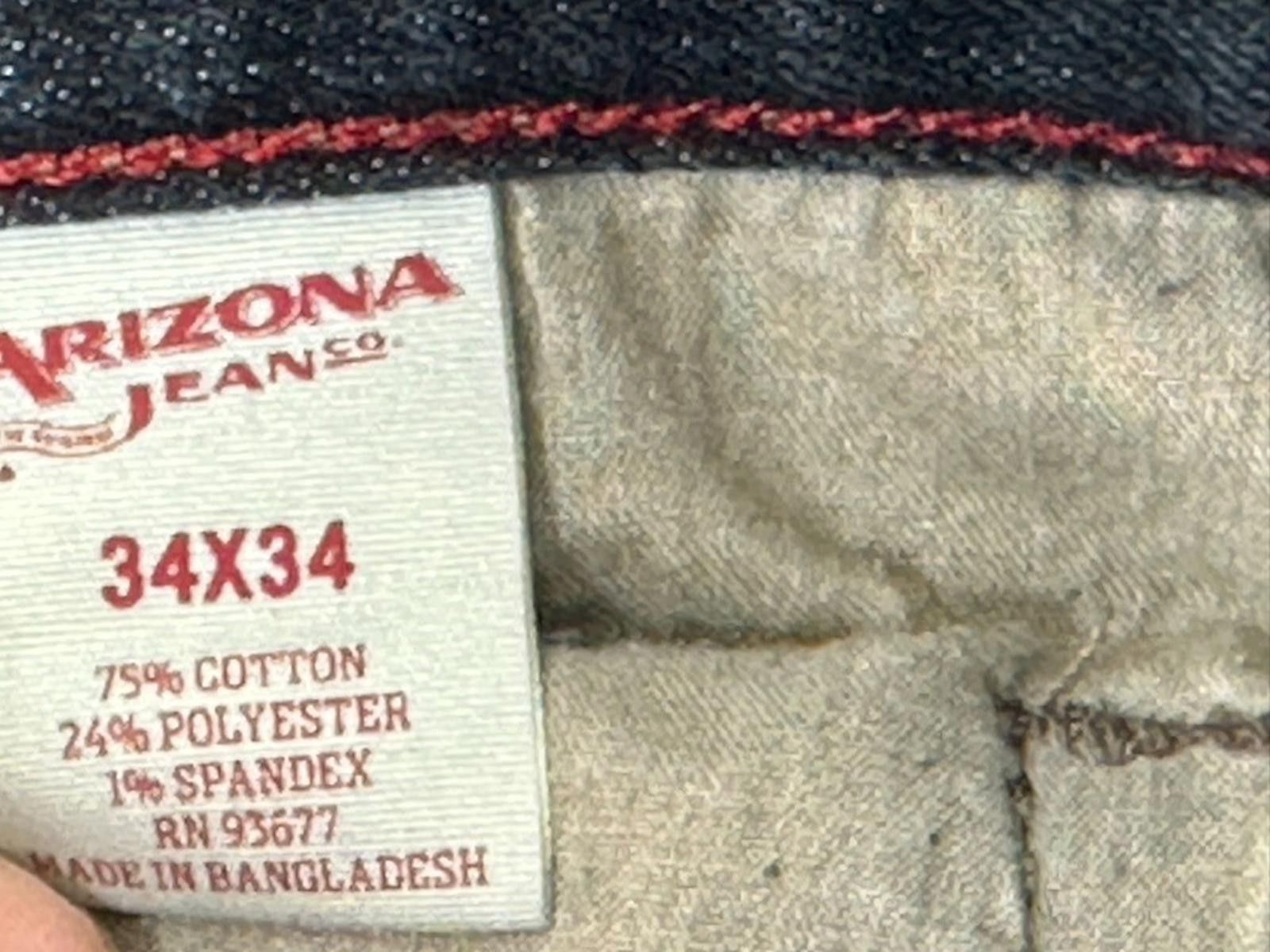 Arizona Jean Co. Arizona Jeans - Men's 34/34 Blue Skinny Denim Jeans Size US 34 / EU 50 - 7 Thumbnail