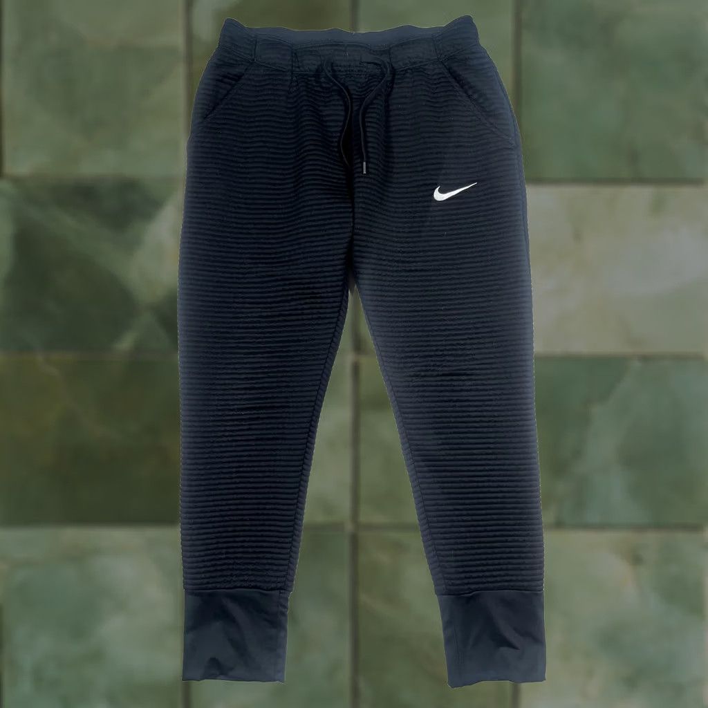 Nike Nike Dri-FIT Pants Mens M Black Jogger Slim with Pockets Swoosh Logo Athletic Gym Size US 31 - 1 Thumbnail