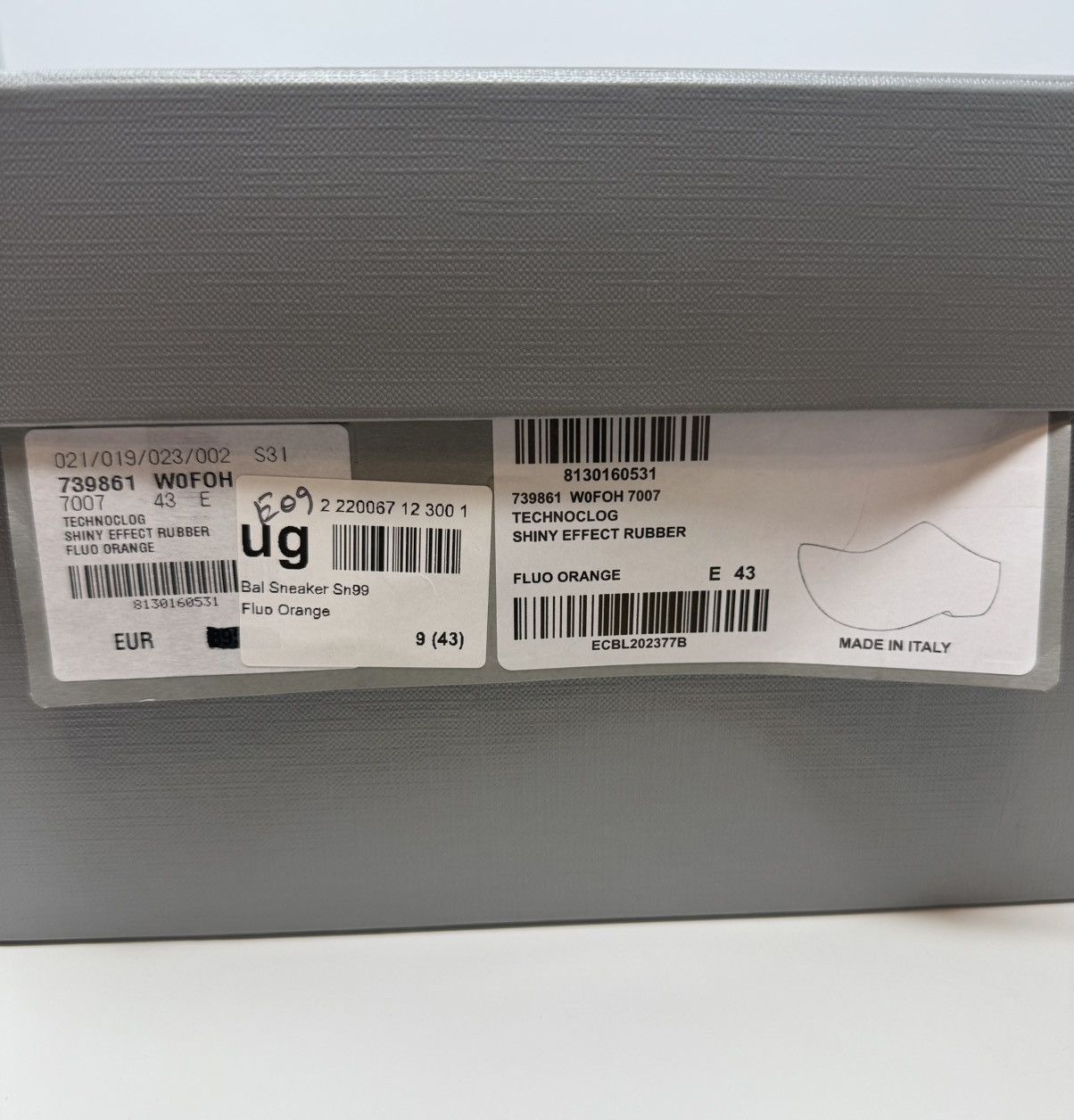 Balenciaga Balenciaga Technoclog Shiny Rubber Mules Orange Size US 10 / EU 43 - 7 Thumbnail