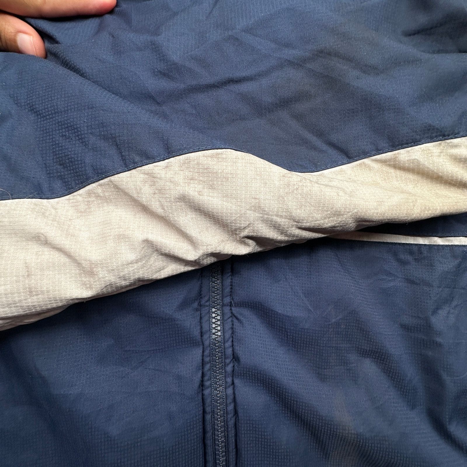 Nike Vintage Y2K Nike Reversible Jacket Mens XL Navy STAINED Size US XL / EU 56 / 4 - 13 Thumbnail
