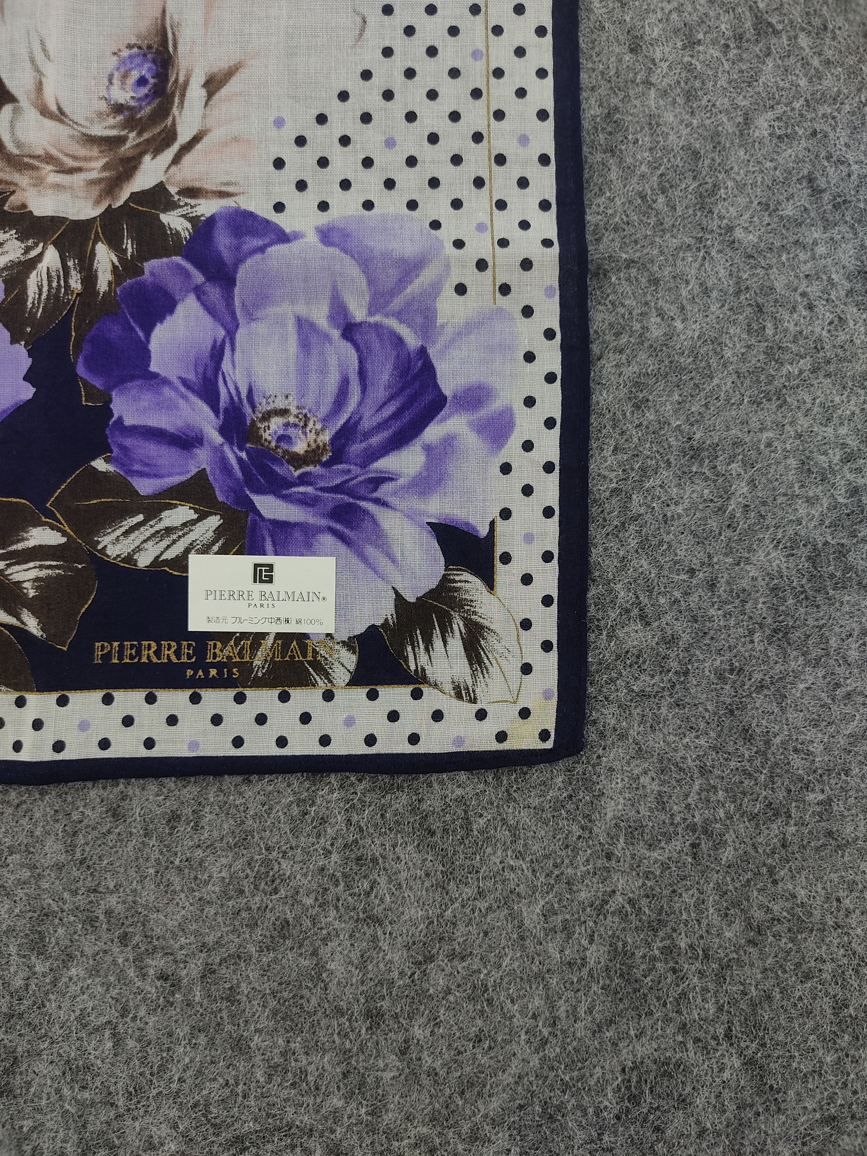 Pierre Balmain Vintage Pierre Balmain Handkerchief Neckerchief H061F Size ONE SIZE - 3 Thumbnail