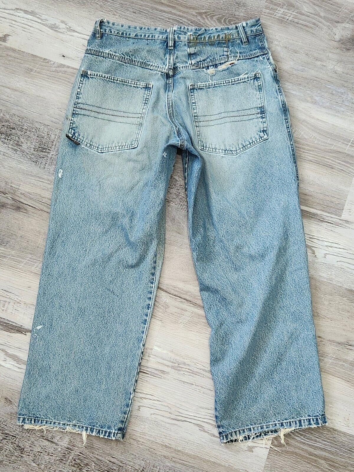 Designer Plugg Co Pants 32 / 30 Jnco Y2k Jeans Wide baggy Cargo Size US 32 / EU 48 - 2 Thumbnail