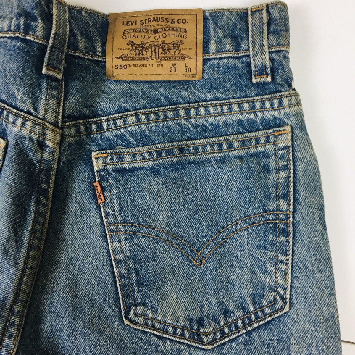 Levi's Vintage 90s Levi’s 540 Orange Tab Relaxed Fit Student Size US 29 - 8 Thumbnail