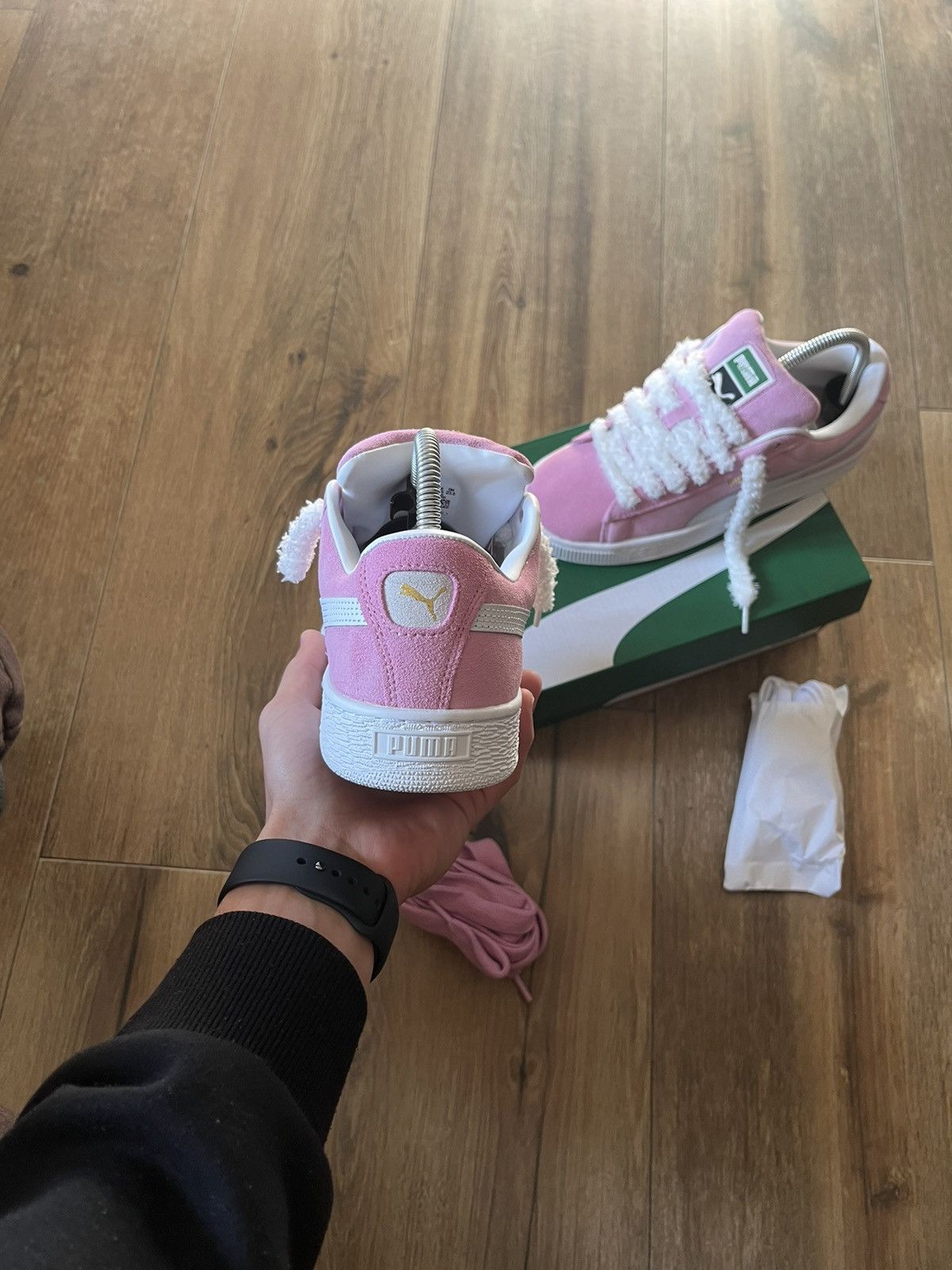 Puma Puma Suede XL Custom Pink Size US 7.5 / IT 37.5 - 5 Thumbnail