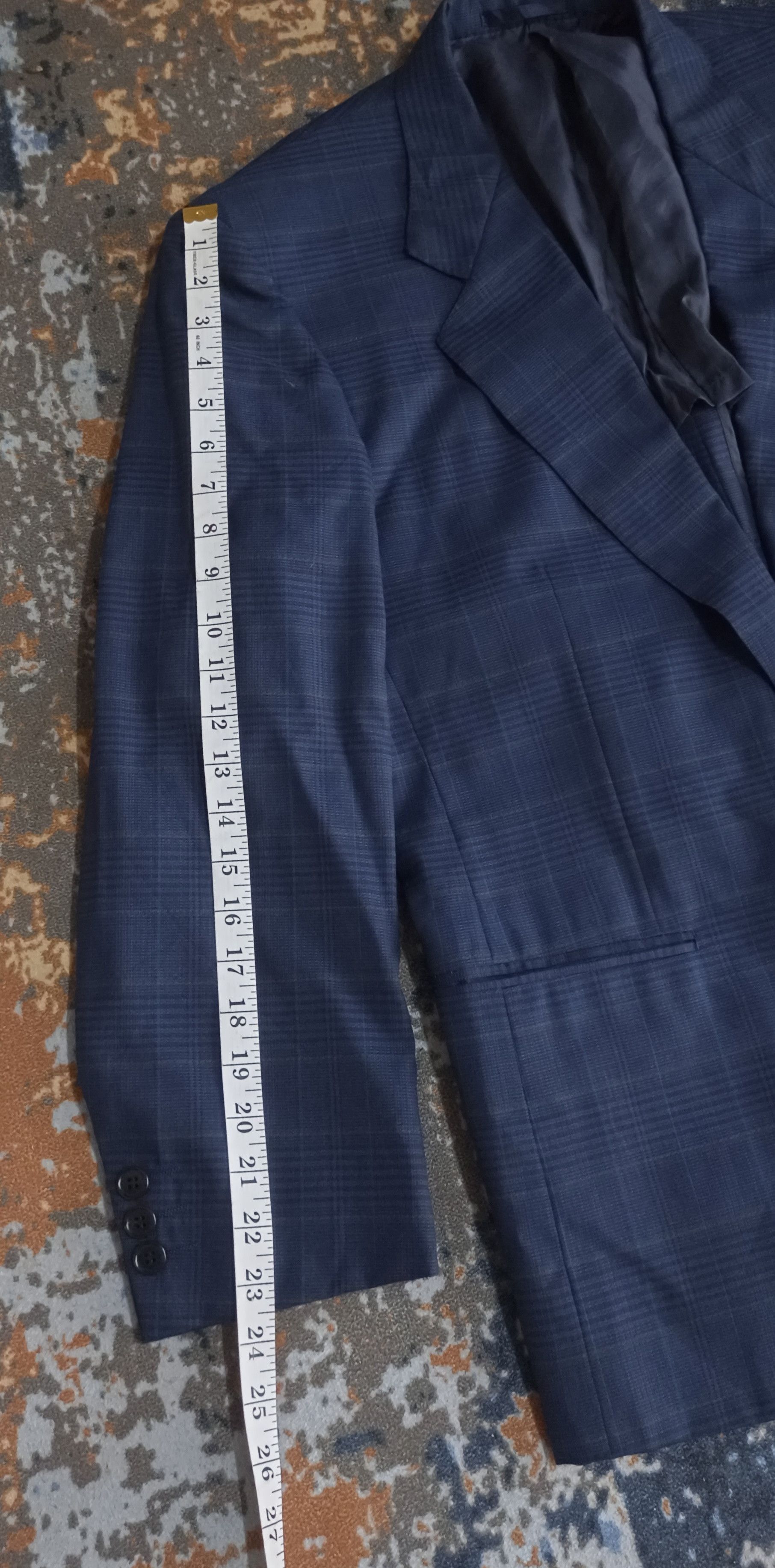 Yves Saint Laurent Yves Saint Laurent Hickory Suit Blazer Size 40R - 10 Thumbnail
