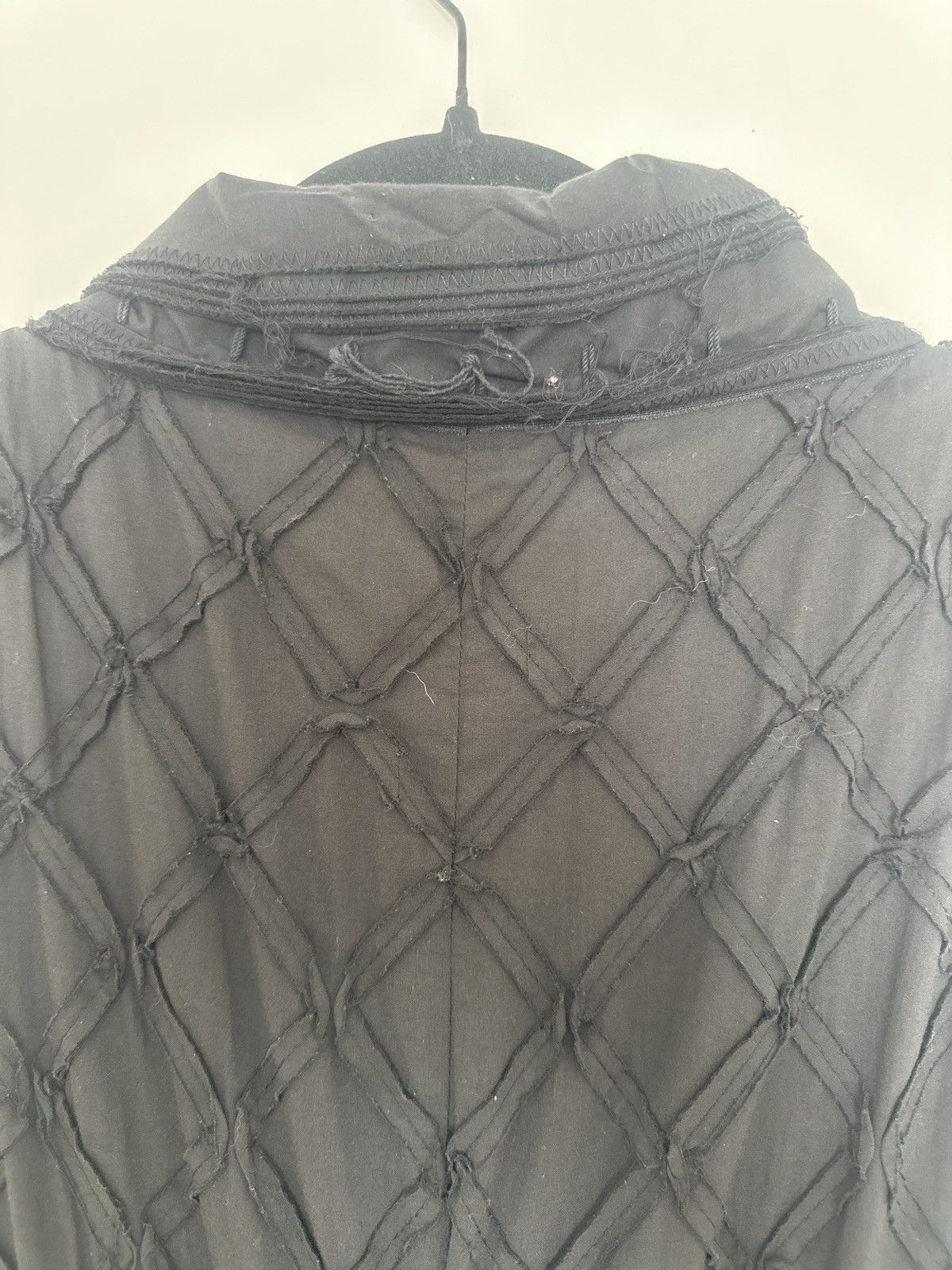 Issey Miyake Issey Miyake SS2003 Black Diamond Stitch Sleeveless Dress Size M / US 6-8 / IT 42-44 - 5 Thumbnail