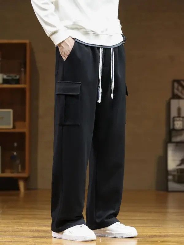 Japanese Brand Momoko x Maiko Black Color Casual Cargo Sweatpant Size US 30 / EU 46 - 4 Thumbnail