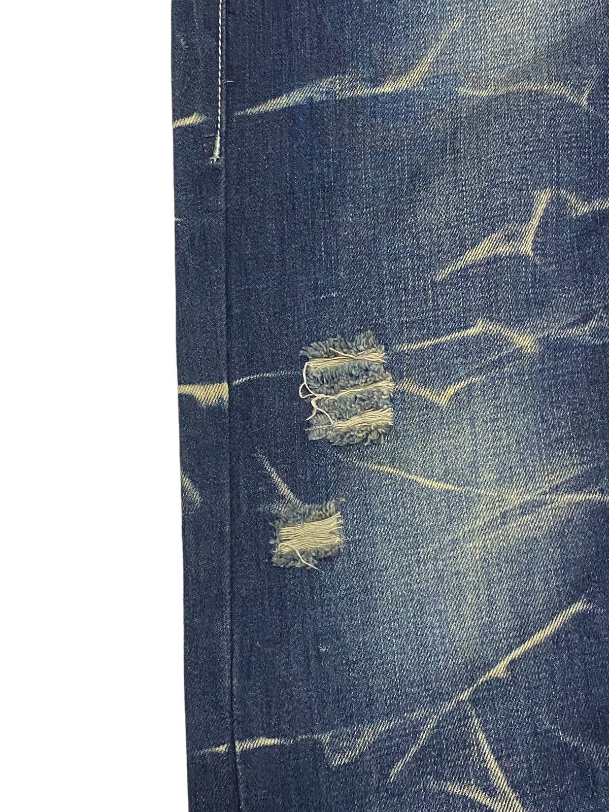 Hysteric Glamour Flare Black Crobot Japan Jean Whisker Honeycomb Style Size US 31 - 6 Thumbnail