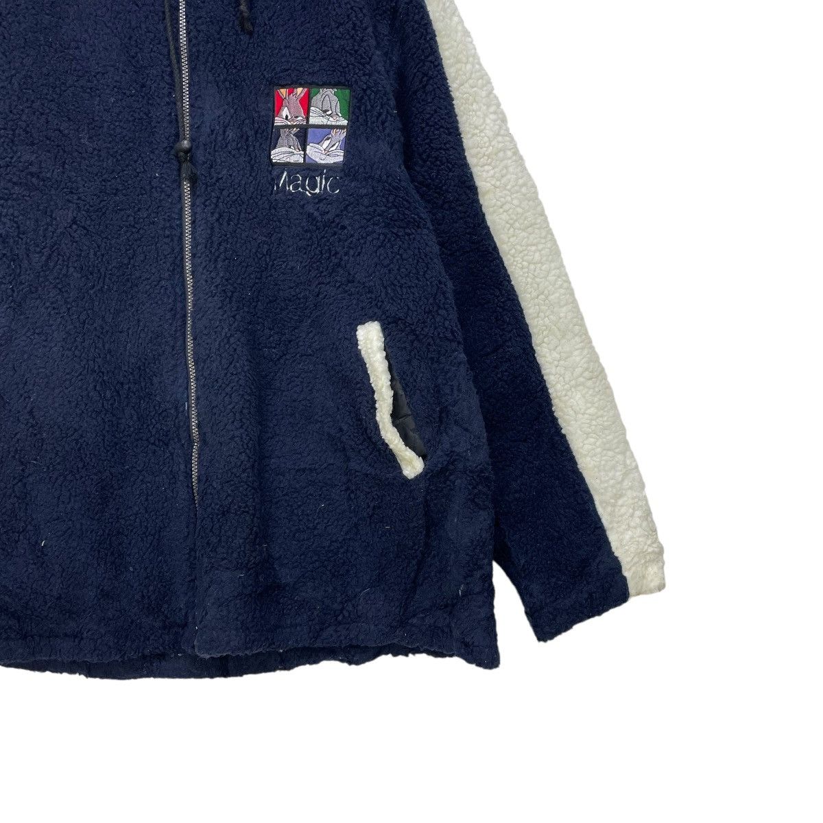 Japanese Brand × Vintage Vintage Disney Cartoon Sherpa Hooded Jacket Size US M / EU 48-50 / 2 - 5 Thumbnail