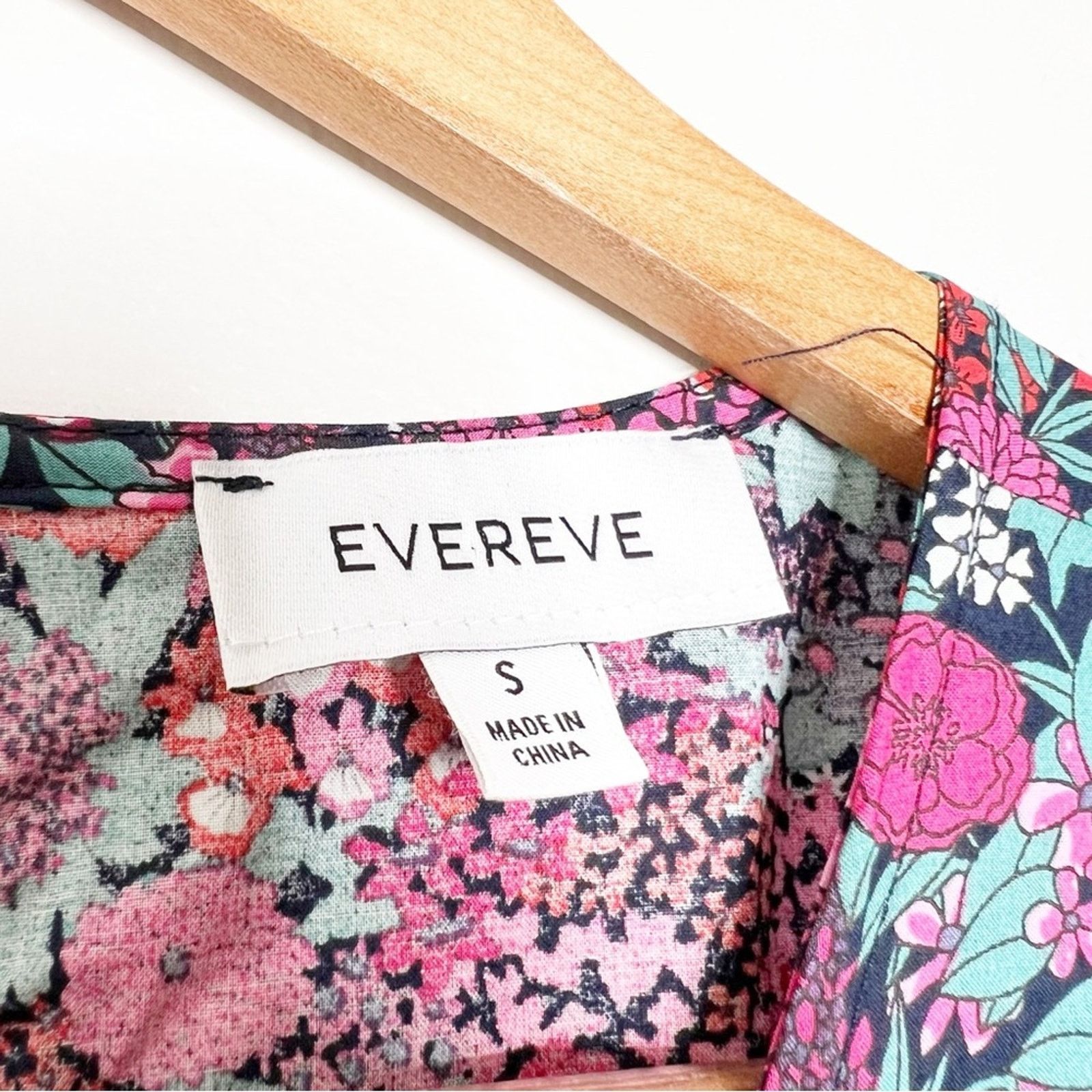 Other Evereve Women’s Floral Belted Mini Full Skirt Chic Dress Size S / US 4 / IT 40 - 11 Thumbnail