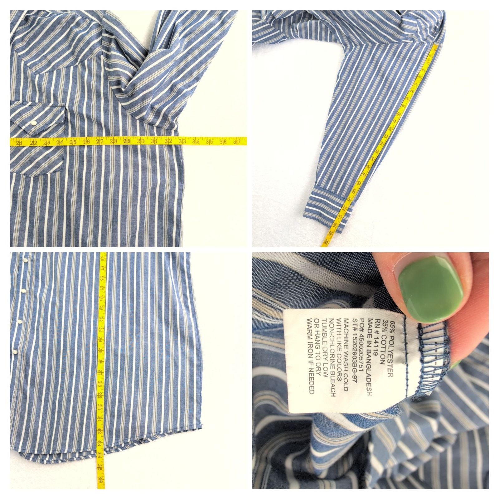 Other Vintage Ely Cattleman Western PearlSnap FarmWorn Men's 4XL Size US XXL / EU 58 / 5 - 6 Thumbnail