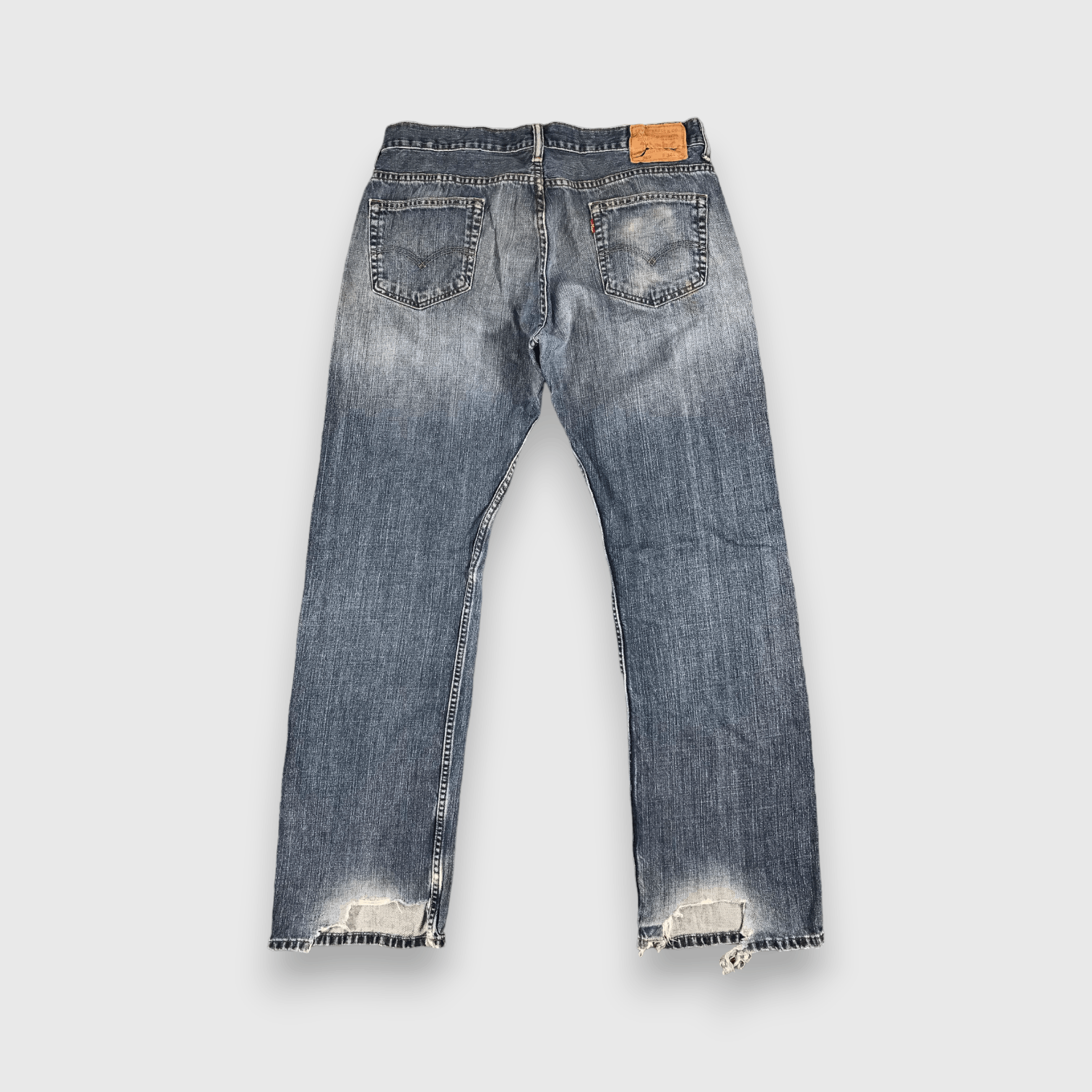 Levi's Vintage Levis 569 Jeans Distressed Denim -J845 Size US 36 / EU 52 - 2 Thumbnail