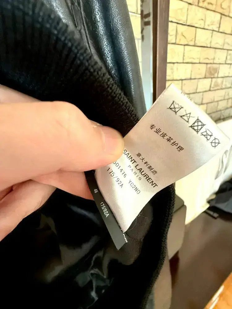 Saint Laurent Paris Sz 46 Saint Laurent Paris 18SS Lamb Skin Jacket-2505 Size US S / EU 44-46 / 1 - 5 Thumbnail