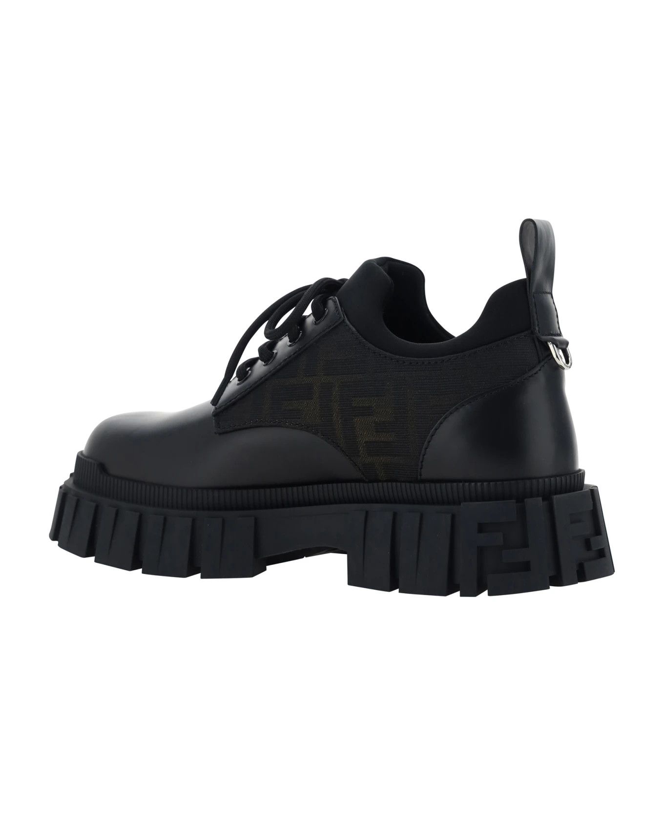 Fendi o1s1wg110226 Fendi Force Lace Ups in Black Size US 7 / EU 40 - 2 Thumbnail