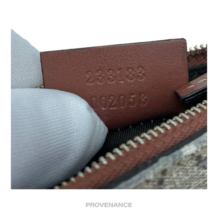 Gucci 🔴 Gucci Key Pouch Cles Micro GG Supreme Stars Red Grailed