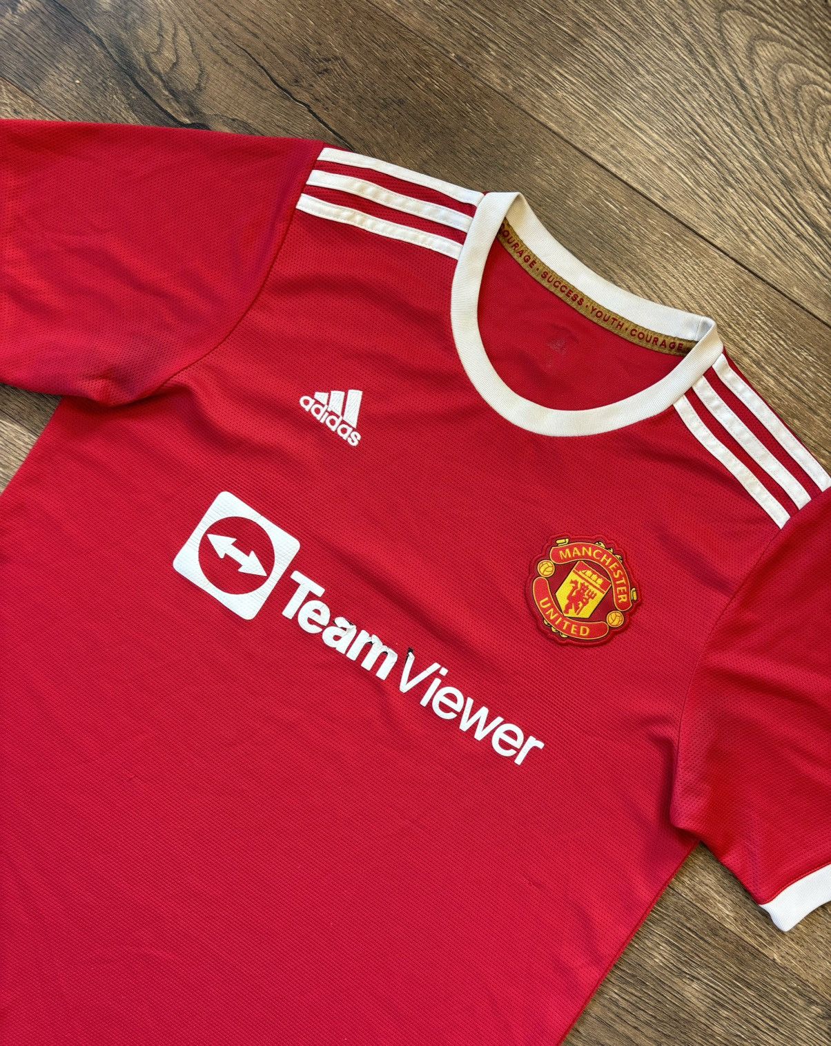 Adidas Manchester United 2021/2022 Adidas Home Football Shirt Size US XL / EU 56 / 4 - 6 Thumbnail