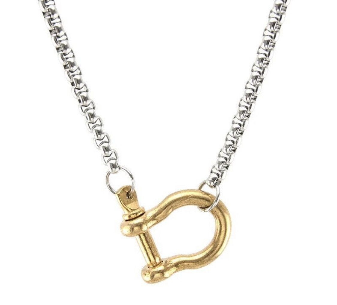 Jewelry Horseshoe Chain Necklace Size ONE SIZE - 2 Thumbnail