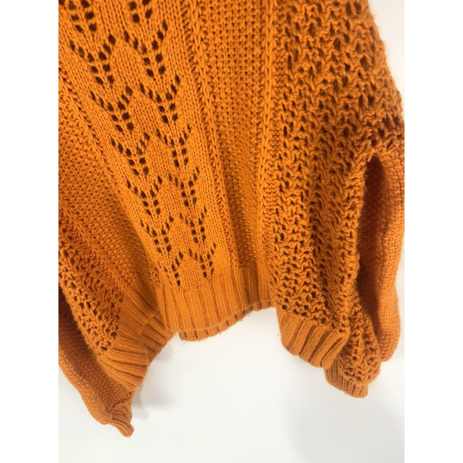 Asos ASOS Gold Chunky Knit Cropped Sweater Womens Size 8 Romania Size M / US 6-8 / IT 42-44 - 6 Thumbnail