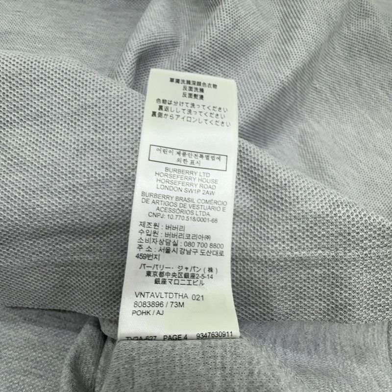 Burberry Burberry Casual Logo Short Sleeve Polo Shirt 0079 Size US XXL / EU 58 / 5 - 1 Thumbnail