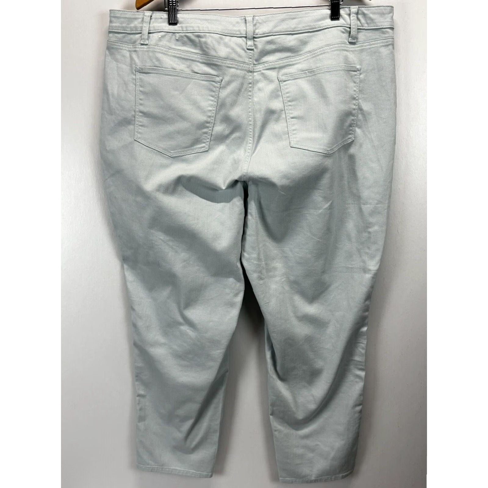 Talbots Talbots Slim Ankle Jeans 22W Plus Light Blue Denim Slimming Womens Size 40" / US 18 - 3 Thumbnail