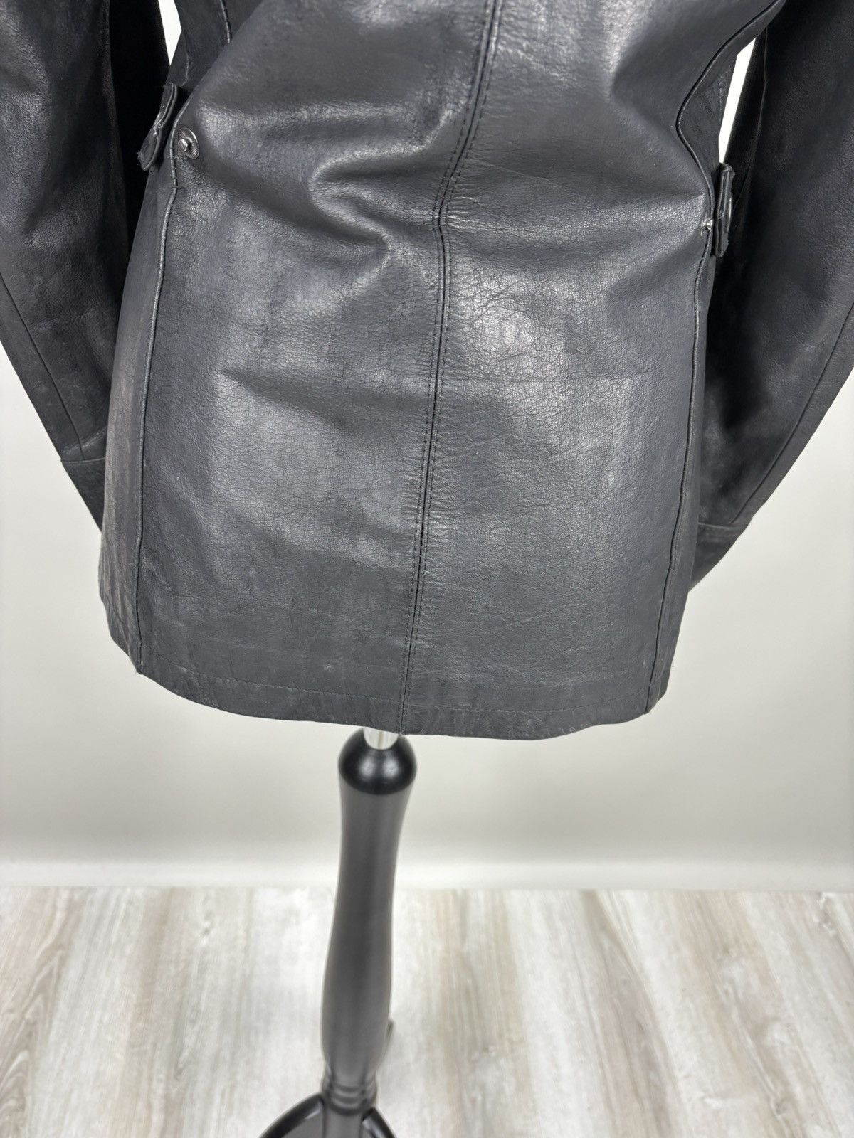 Barbour Womens leather jacket Barbour Size 6 Color Black Size M / US 6-8 / IT 42-44 - 11 Thumbnail