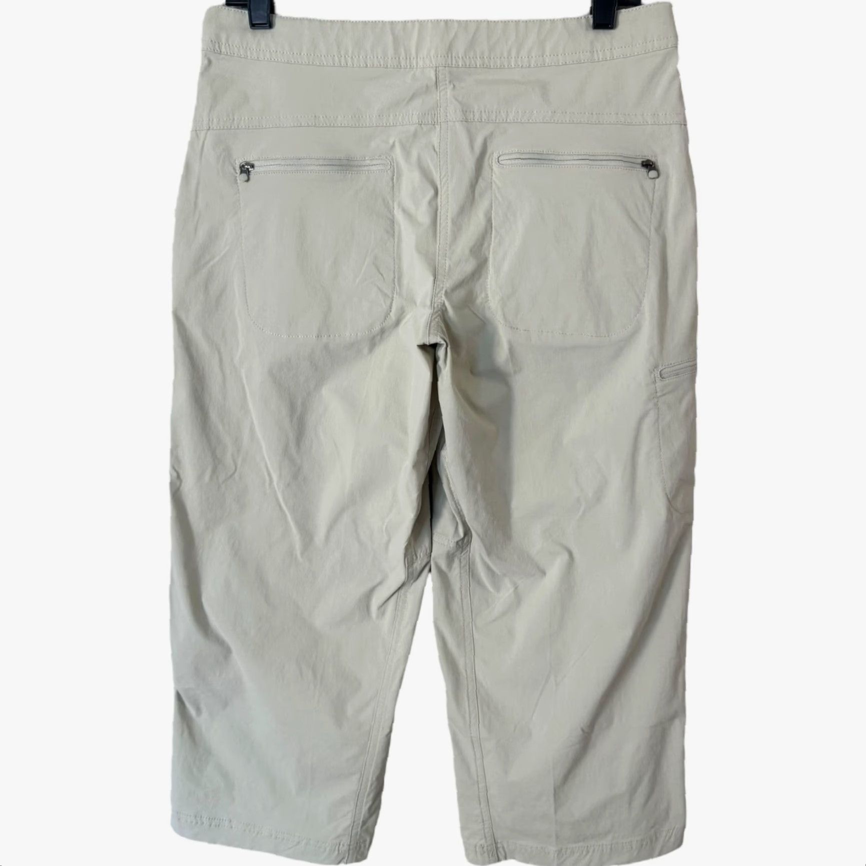 Vintage L.L. Bean Tropicwear Cargo Capri Pants Beige Women's 8 Hiking Trekking Outdoors Size 30" / US 8 / IT 44 - 4 Thumbnail