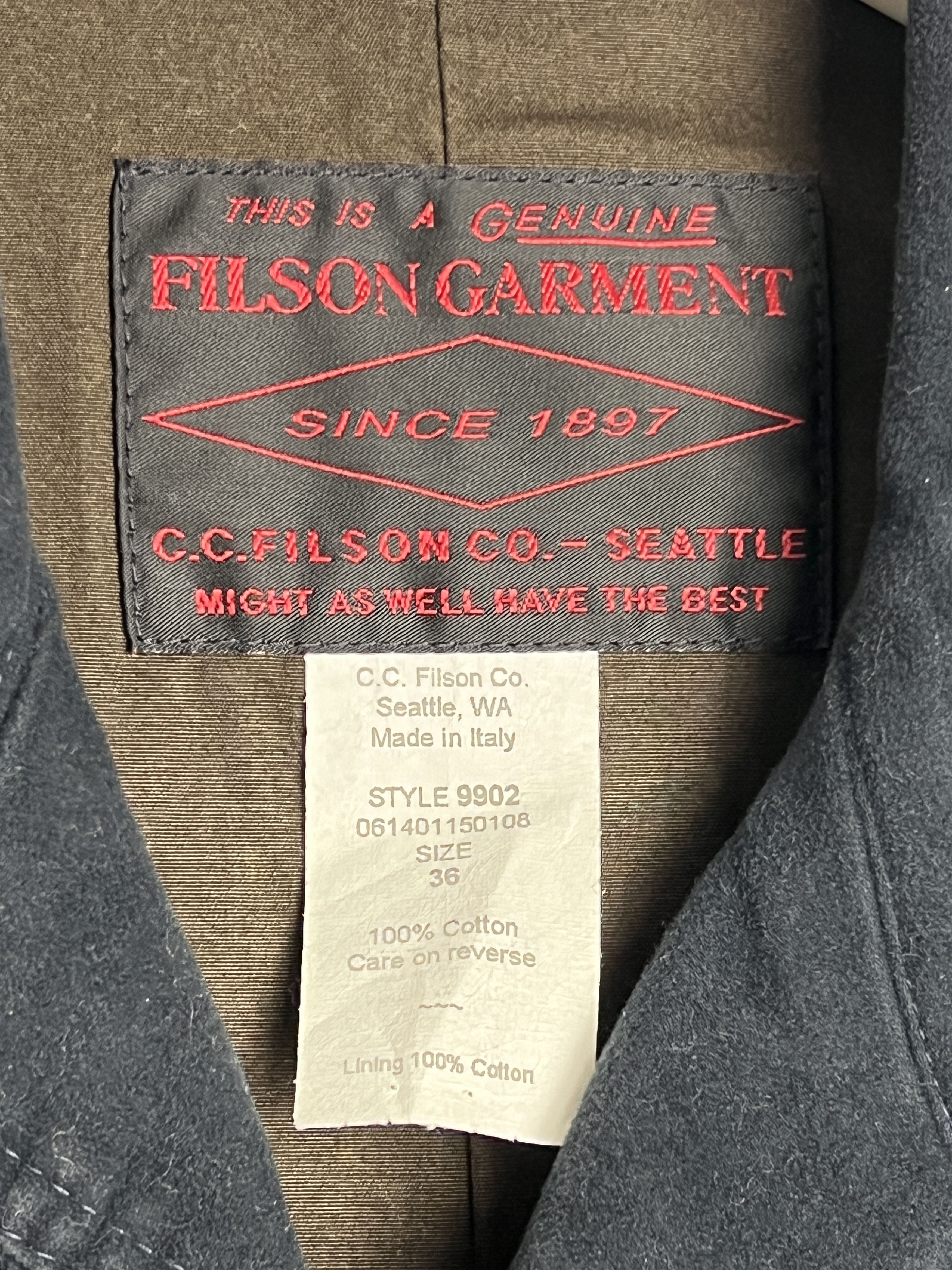 Filson Moleskin Minor's Jacket Size US XS / EU 42 / 0 - 5 Thumbnail
