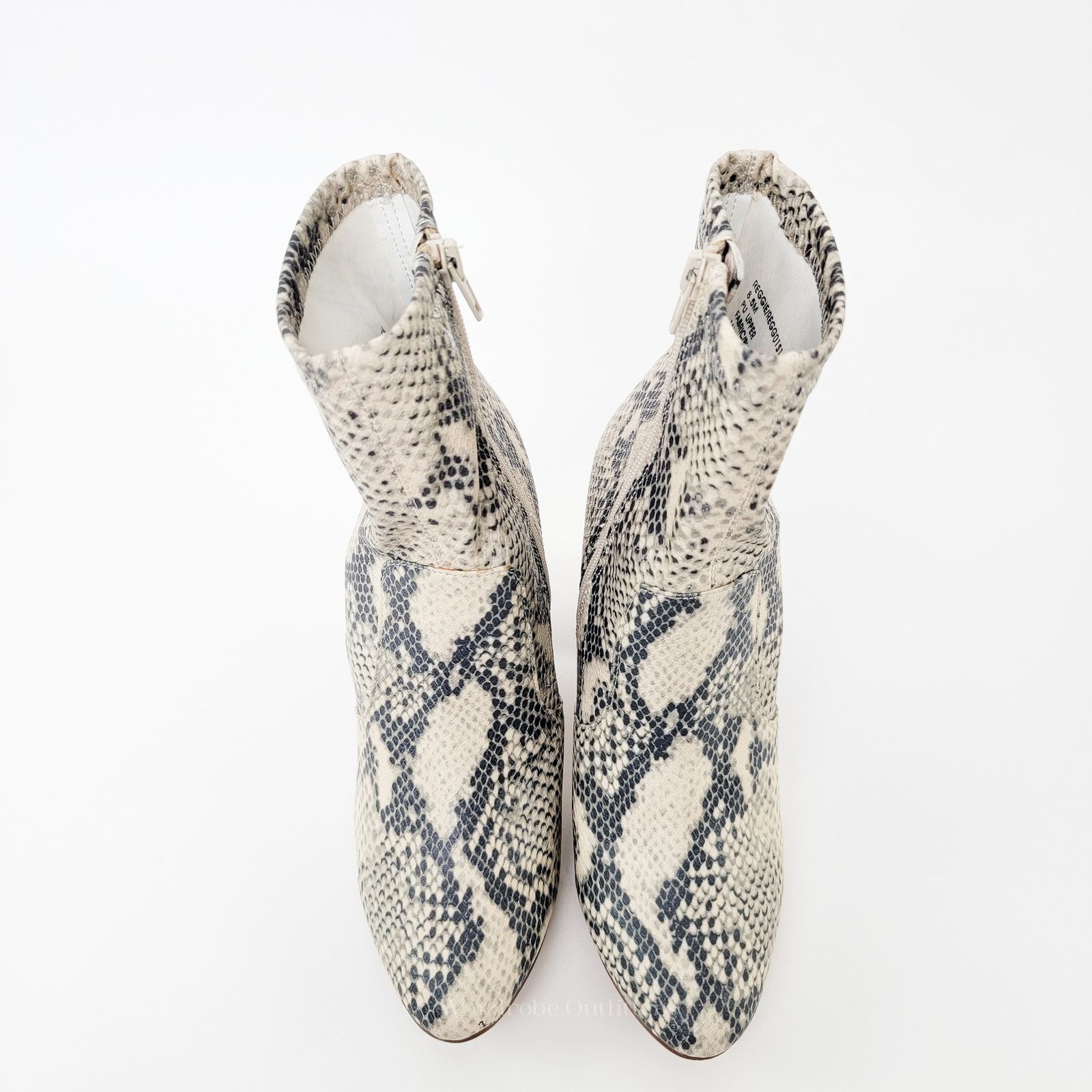 Steve Madden Steve Madden Chunky Block Heel Chelsea Snake Skin Boots Size US 8.5 / IT 38.5 - 2 Thumbnail