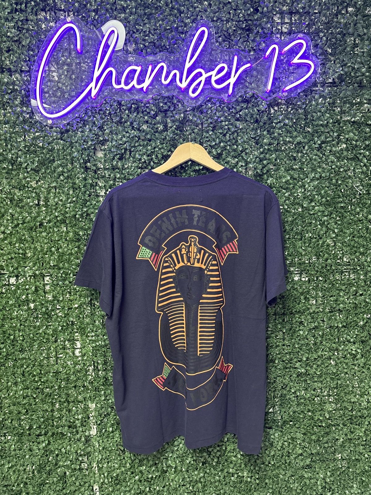 image of Denim Tears Tee Black Pharoh Xl, Men's