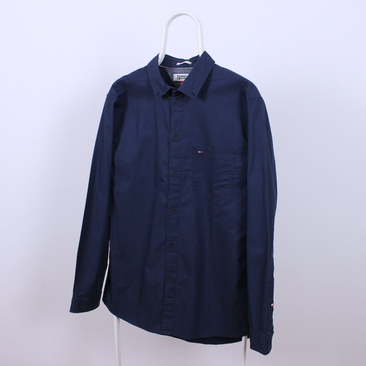 Tommy Hilfiger Vintage Tommy Hilfiger Shirt Short Sleeve Size US L / EU 52-54 / 3 - 2 Thumbnail