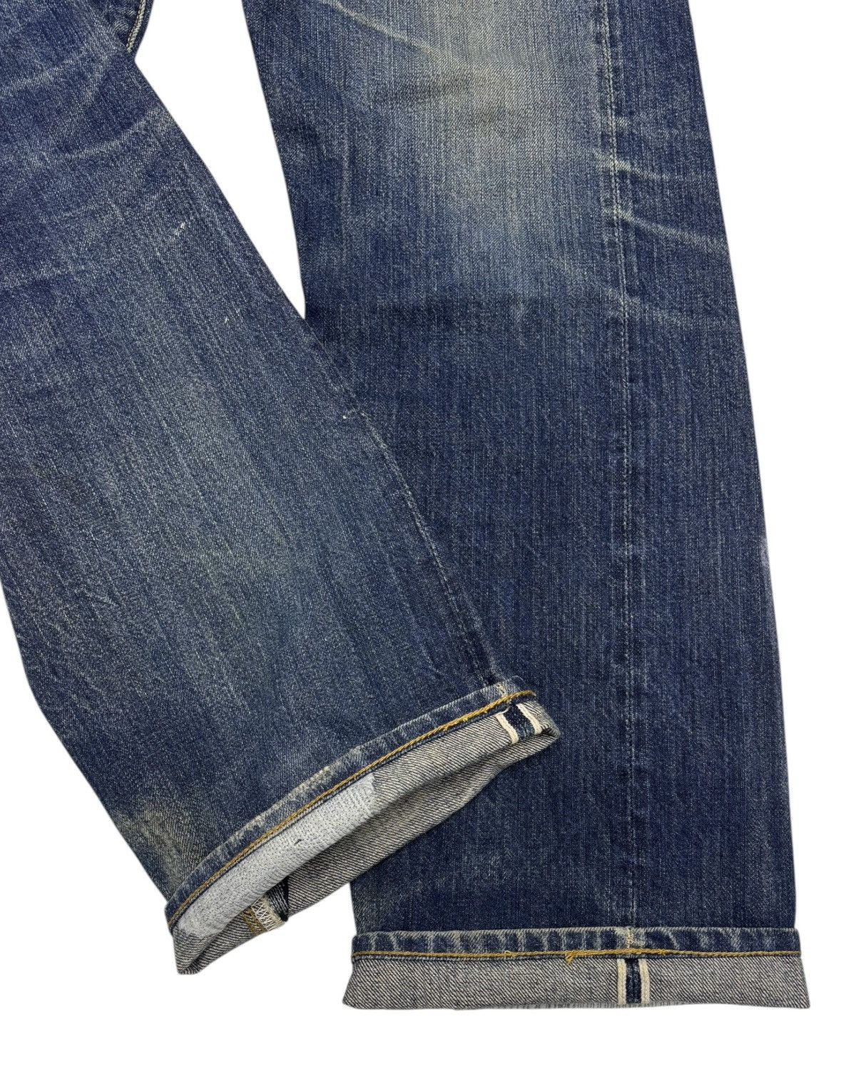 Levi's 🔥VTG 501 BIG E SELVEDGE DISTRESSED DENIM JEANS Size US 32 / EU 48 - 7 Thumbnail
