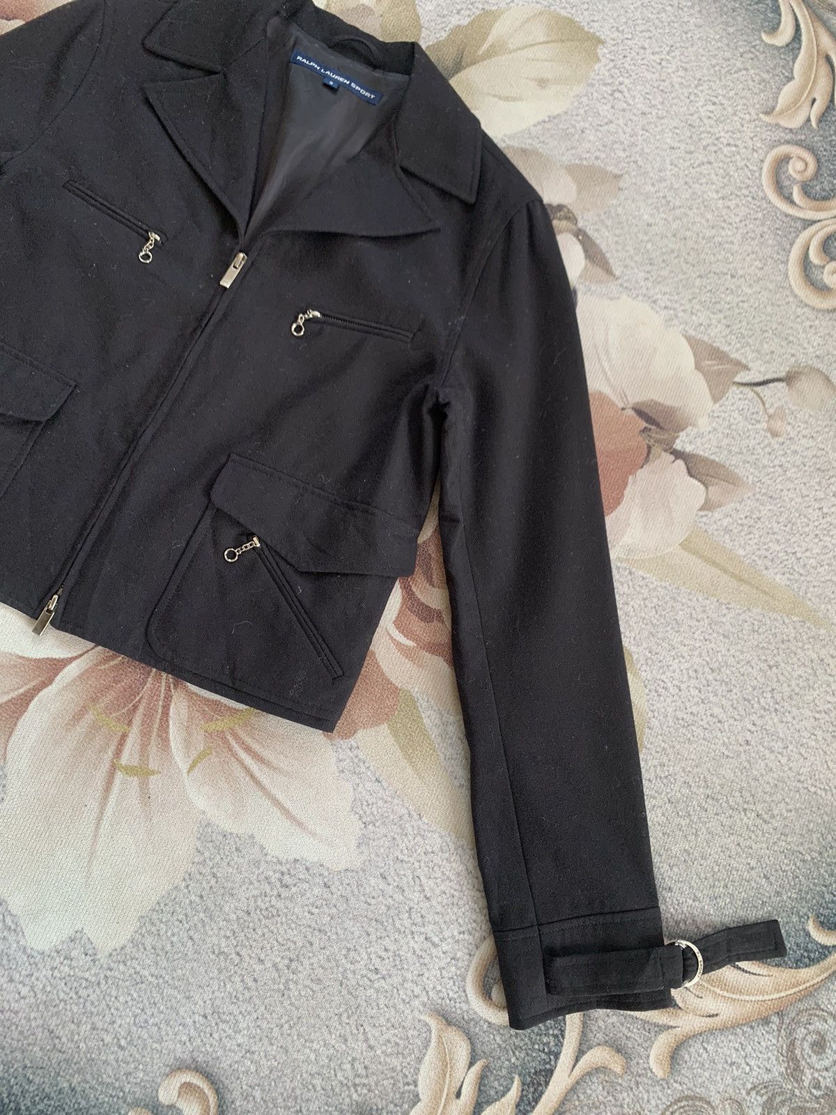 Ralph Lauren × Ralph Lauren Sport Ralph Lauren Sport Wool Crop Jacket Size S / US 4 / IT 40 - 4 Thumbnail