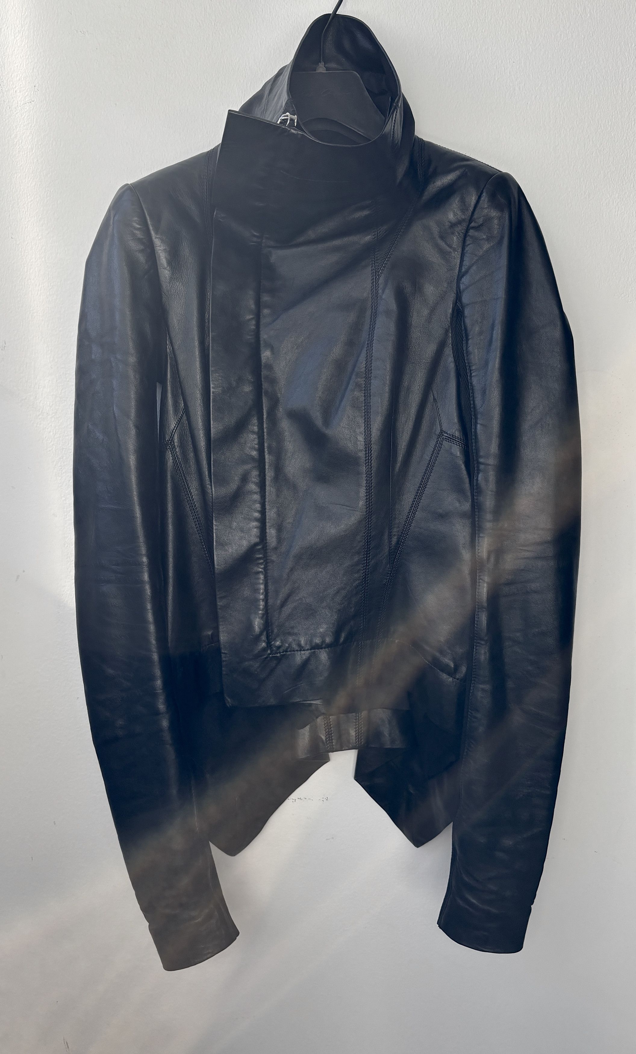 Rick Owens Rick Owens Lamb Skin Naska Biker Jacket IT 38 Size XS / US 0-2 / IT 36-38 - 13 Thumbnail