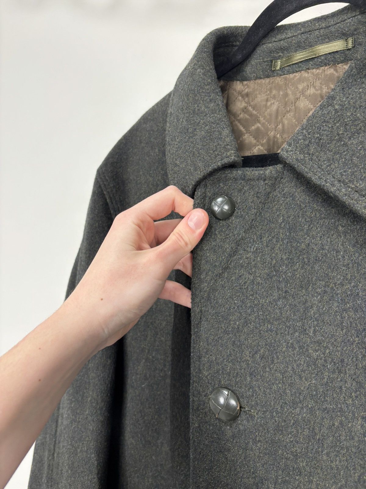 Other Vintage Steinbock Himalaya Forest Green Men’s Wool Overcoat Size US L / EU 52-54 / 3 - 10 Thumbnail
