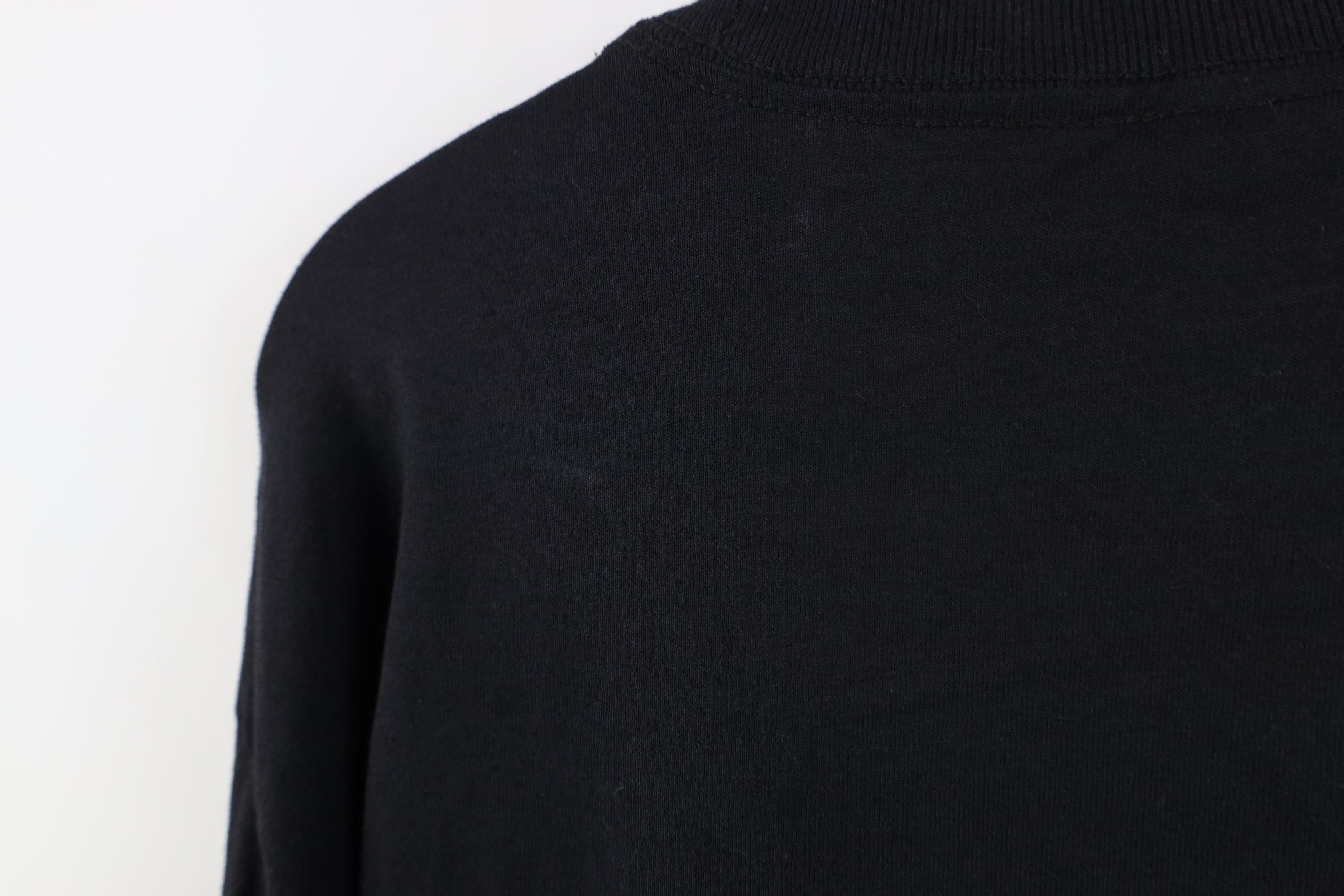 Vintage Vintage 90s Y2K Streetwear Cotton Long Sleeve T-Shirt Black Size US L / EU 52-54 / 3 - 11 Thumbnail