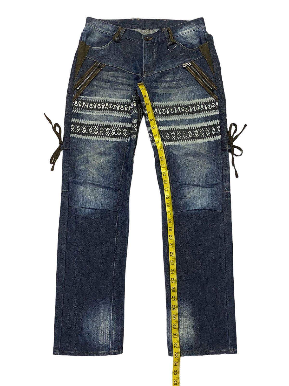Japanese Brand × PPFM Hot‼️PPFM Double Thighs Can Be Turned Backwards Denim Size US 32 / EU 48 - 9 Thumbnail