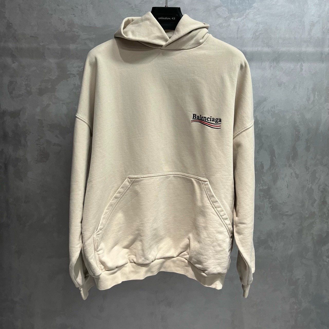 Balenciaga Logo Print Hoodie - dmc