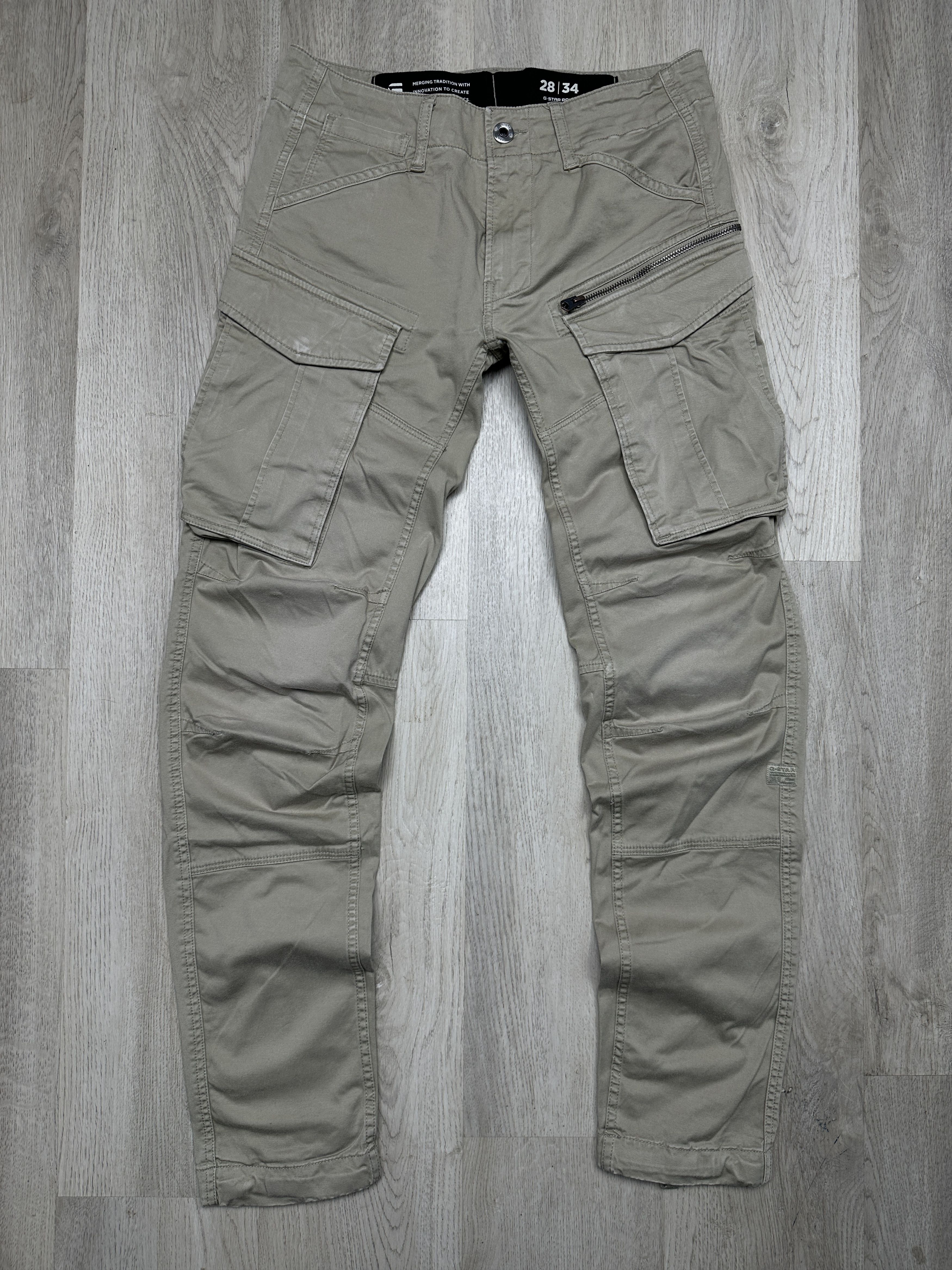 G-Star G Star Raw Mens Rovic Zip 3D Regular Tapered Cargo Pants Size US 28 / EU 44 - 1 Thumbnail