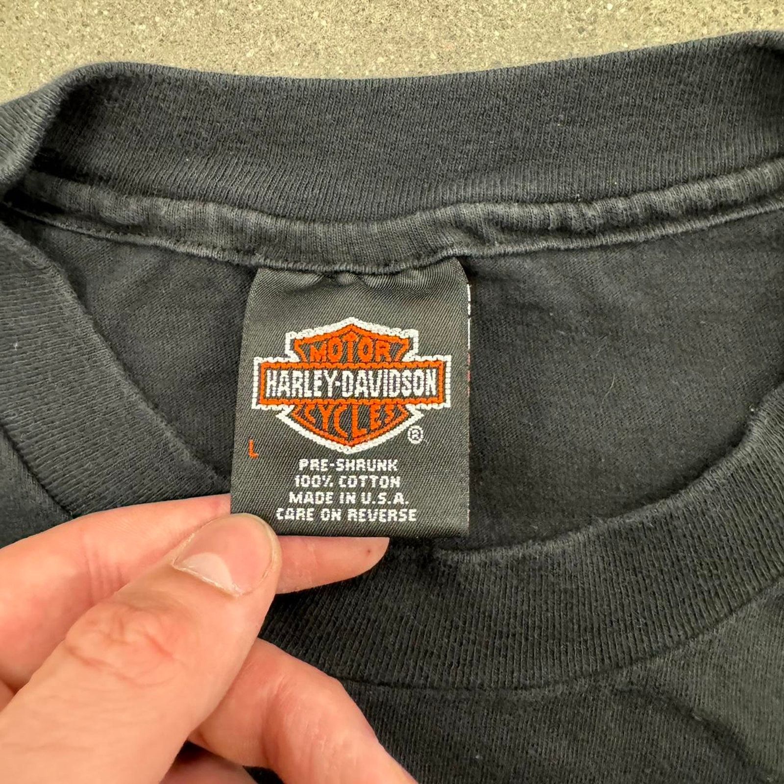 Harley Davidson Vintage 1995 Harley Davidson Eagle Tee Size US L / EU 52-54 / 3 - 4 Thumbnail