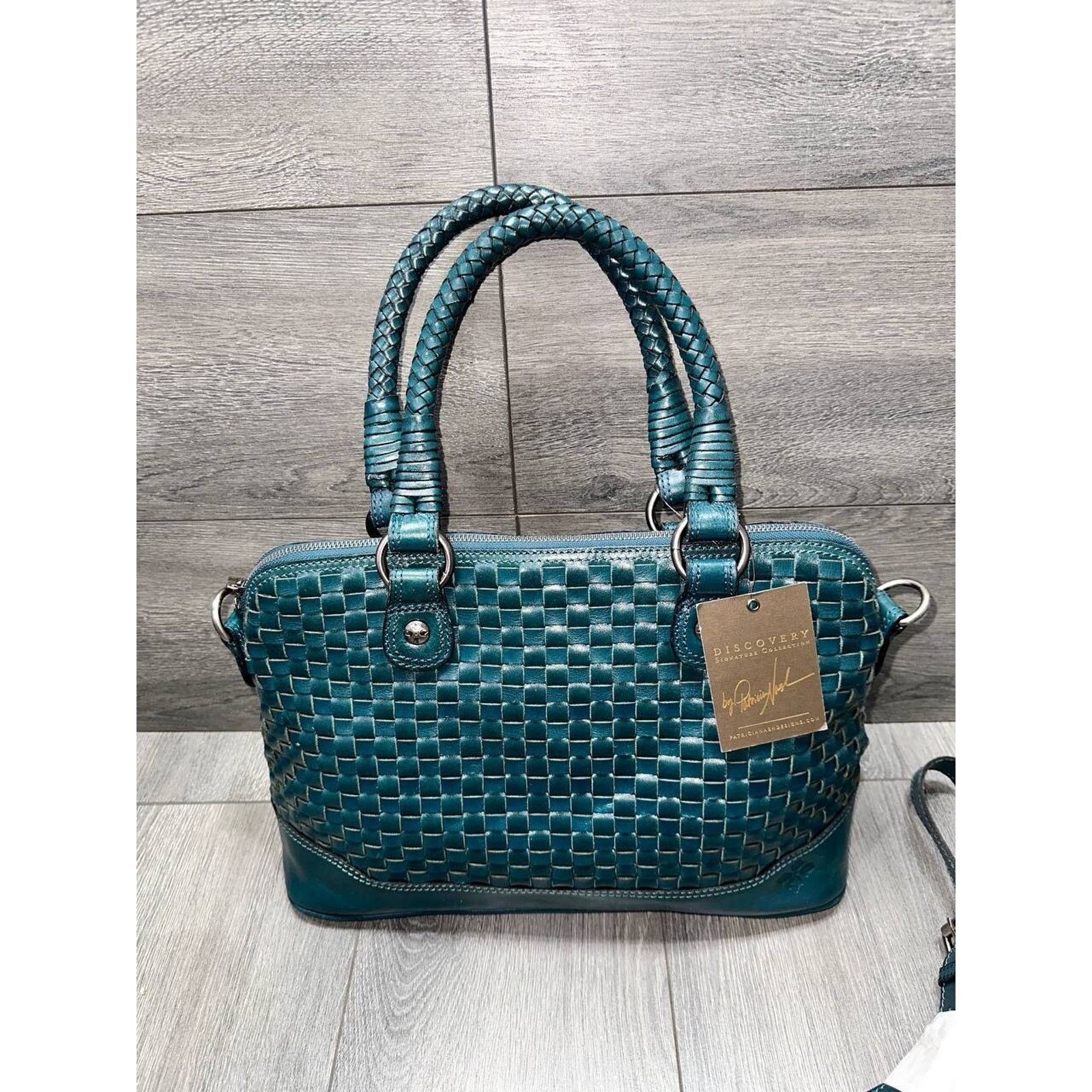 Patricia Nash Patricia Nash Washed Woven Leather Augus Satchel bag A382253 Size ONE SIZE - 2 Thumbnail